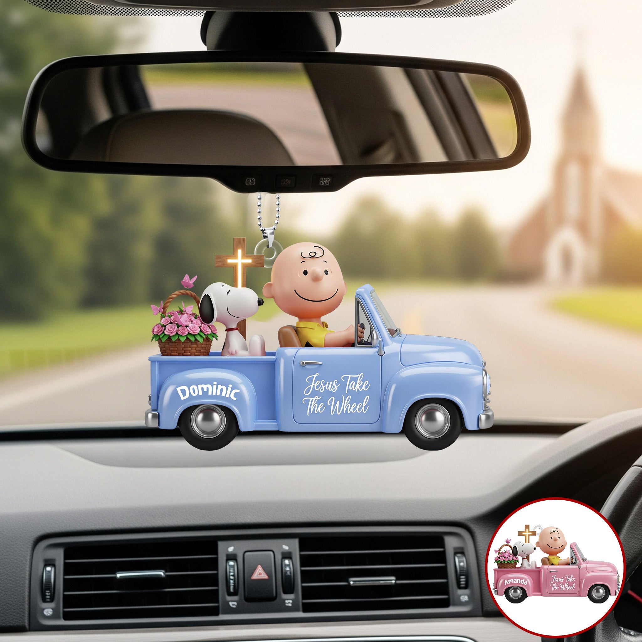 Christian Car Ornament - Personalized Gifts For Christian - Fun Holiday Ornament Gift