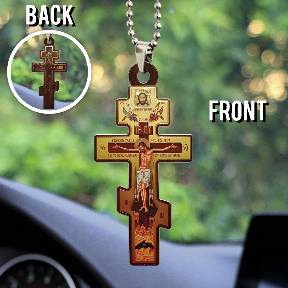 Christian Cross Car Ornament Car Hanging Accessories Unique Christian Gifts For Him