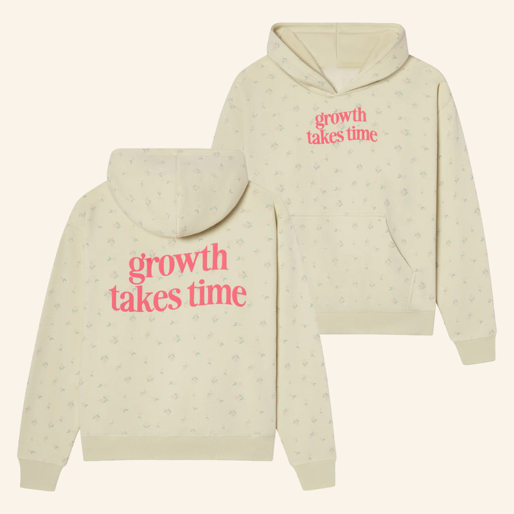Christian Merch Growth Takes Time Floral Hoodie Christmas Ideas For Girlfriend Christian Merch Growth Takes Time Floral Hoodie Christmas Ideas For Girlfriend