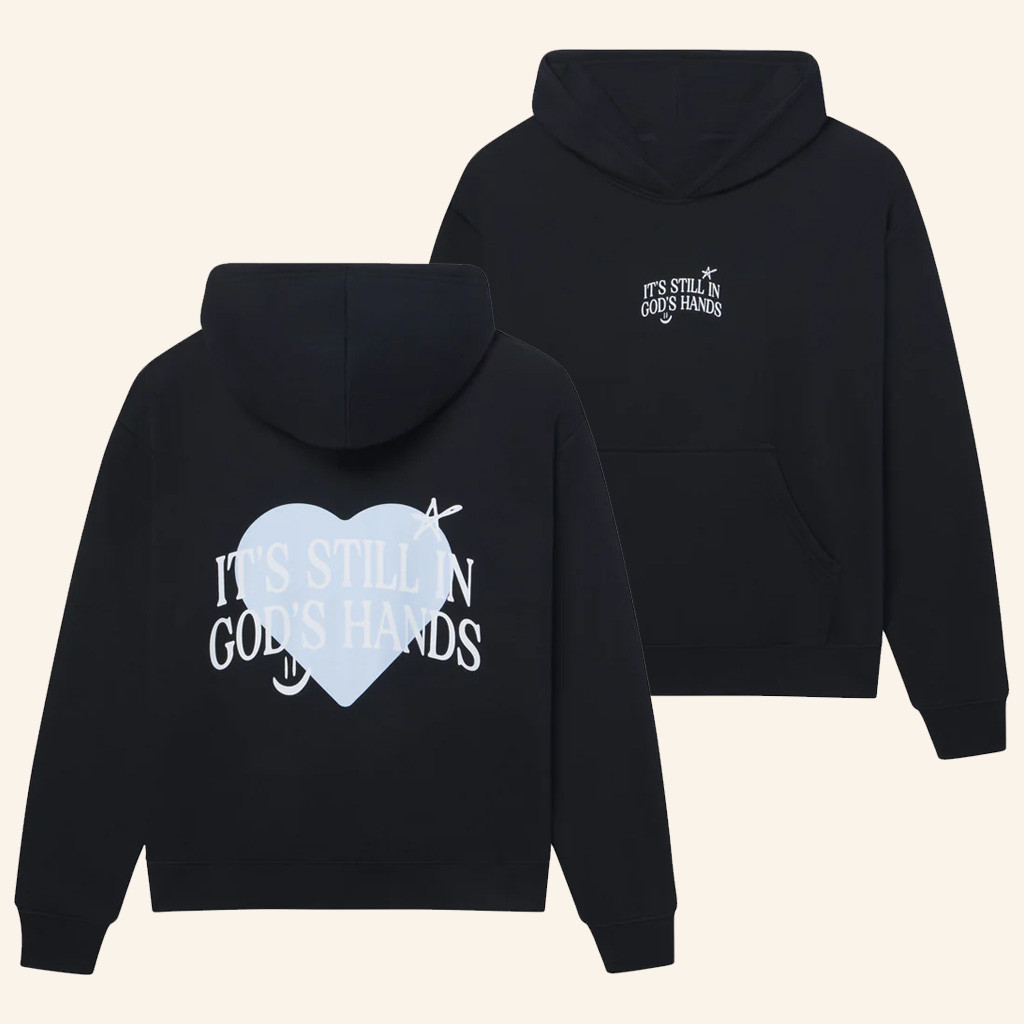 Christian Merch In God's Hands Hoodie Gift Ideas For Girlfriend