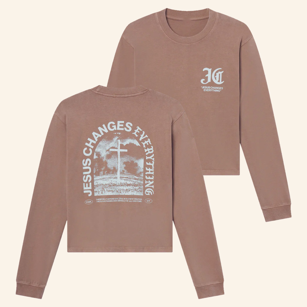 Christian Merch Jesus Changes Everything Long Sleeve T-Shirt Gifts For Wife Christian Merch Jesus Changes Everything Long Sleeve T-Shirt Gifts For Wife