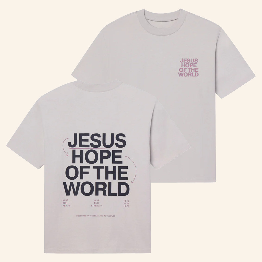 Christian Merch Jesus Hope Of The World T-Shirt Christmas Gifts For Him Christian Merch Jesus Hope Of The World T-Shirt Christmas Gifts For Him