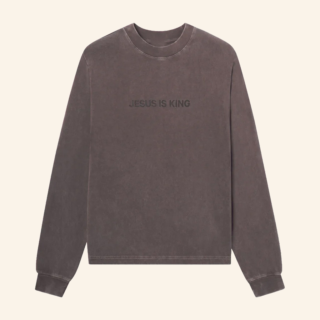 Christian Merch Jesus Is King Long Sleeve T-Shirt Christmas Present For Dad Christian Merch Jesus Is King Long Sleeve T-Shirt Christmas Present For Dad