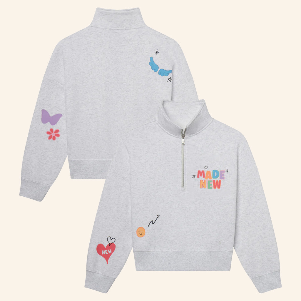 Christian Merch Made New Quarter Zip Sweatshirt Christmas Present Ideas For Her Christian Merch Made New Quarter Zip Sweatshirt Christmas Present Ideas For Her