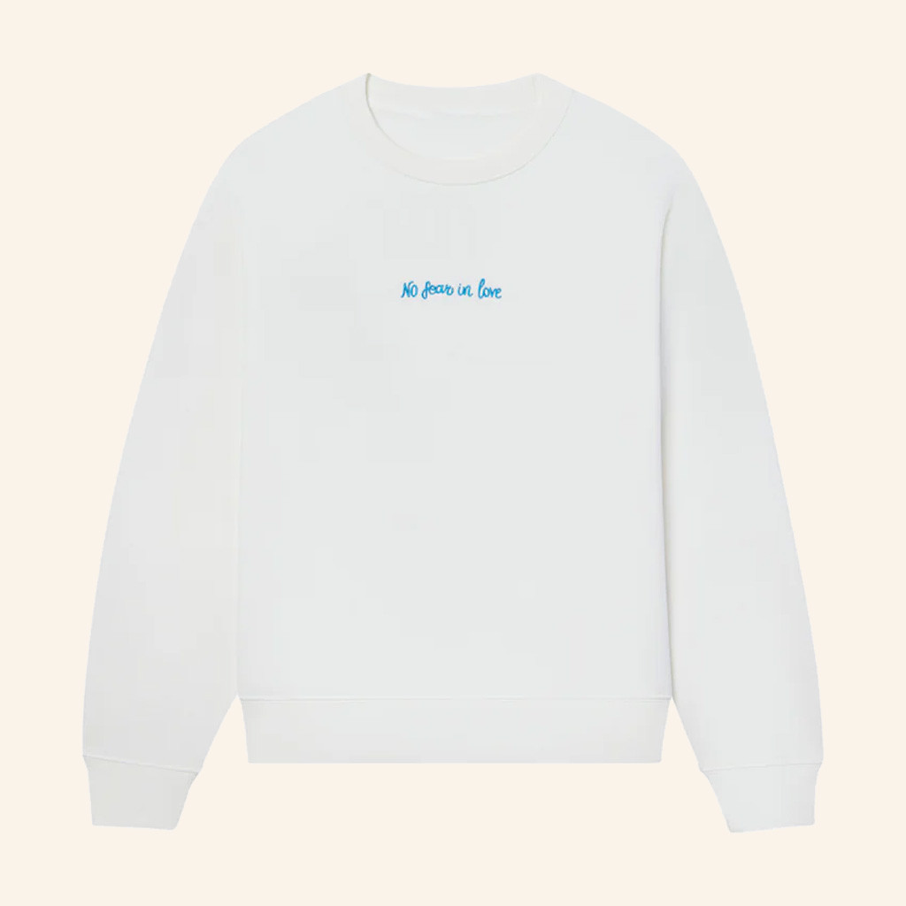 Christian Merch No Fear In Love Crewneck Sweatshirt Gift Ideas For Sister