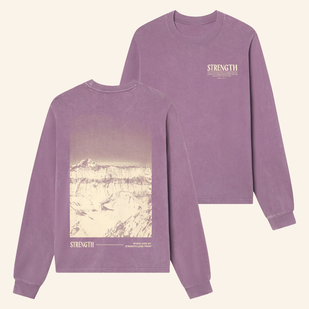 Christian Merch Strength Long Sleeve T-Shirt Best Christmas Gifts For Boyfriend Christian Merch Strength Long Sleeve T-Shirt Best Christmas Gifts For Boyfriend