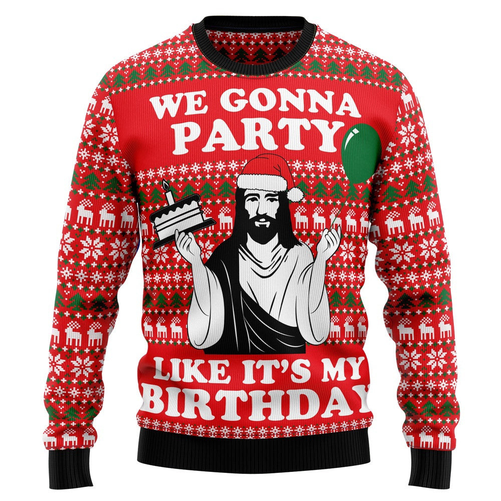 Christian Party Ugly Christmas Sweater Gift For Christmas