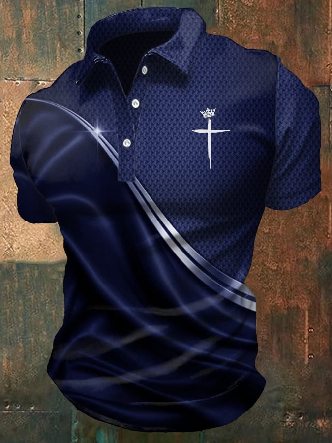 Christian Polo Shirt 1 Men's Faith Apparel Gifts For Husband