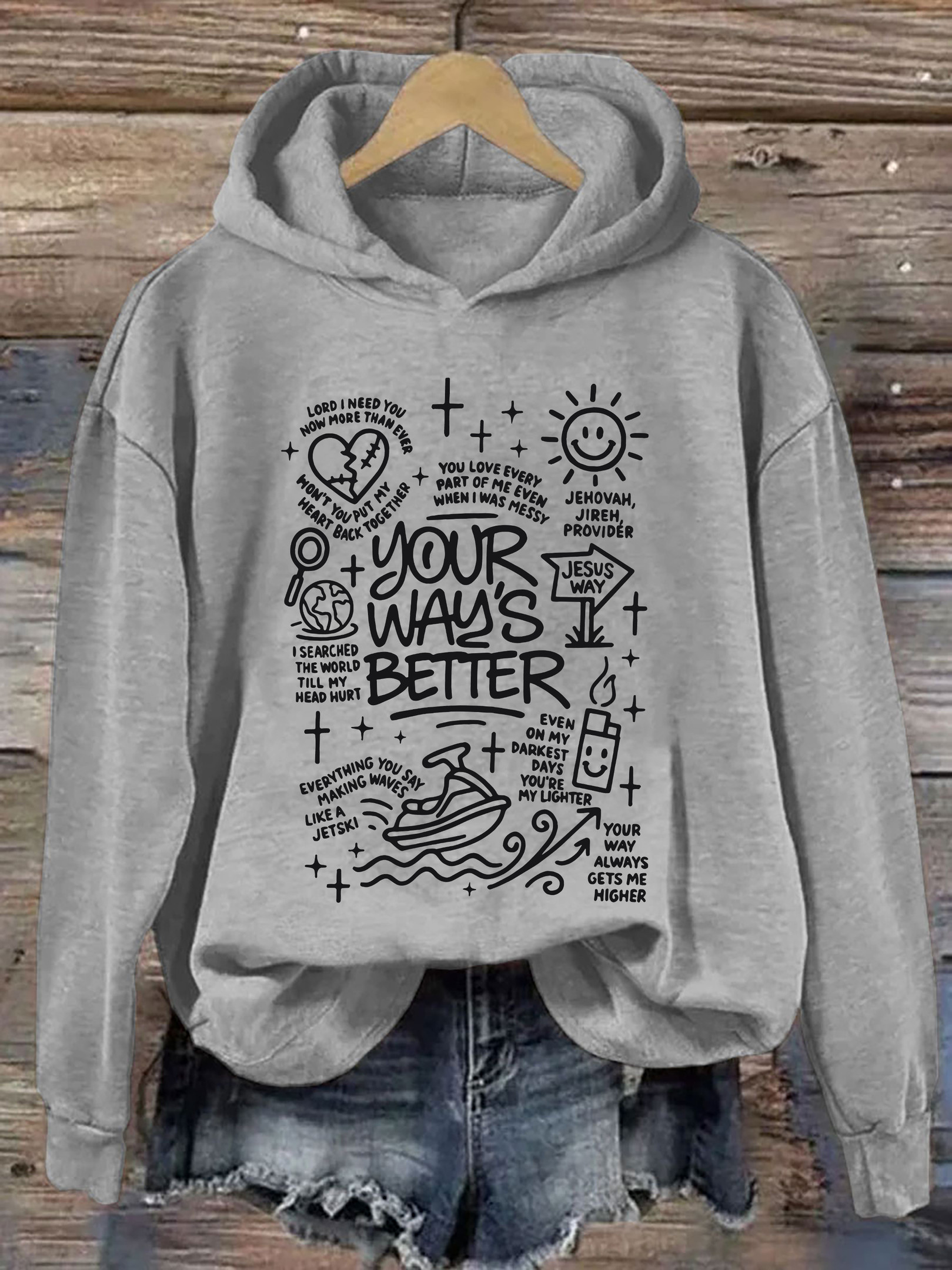 Christian Your Way's Better Hoodie Jesus Apparel Christmas Gifts For Christians