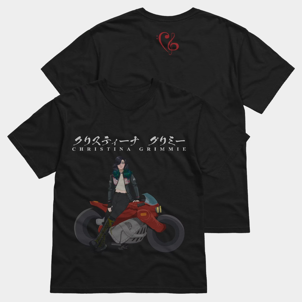 Christina Grimmie Merch Christina Grimmie Motorcycle T-Shirt Presents For Music Lovers