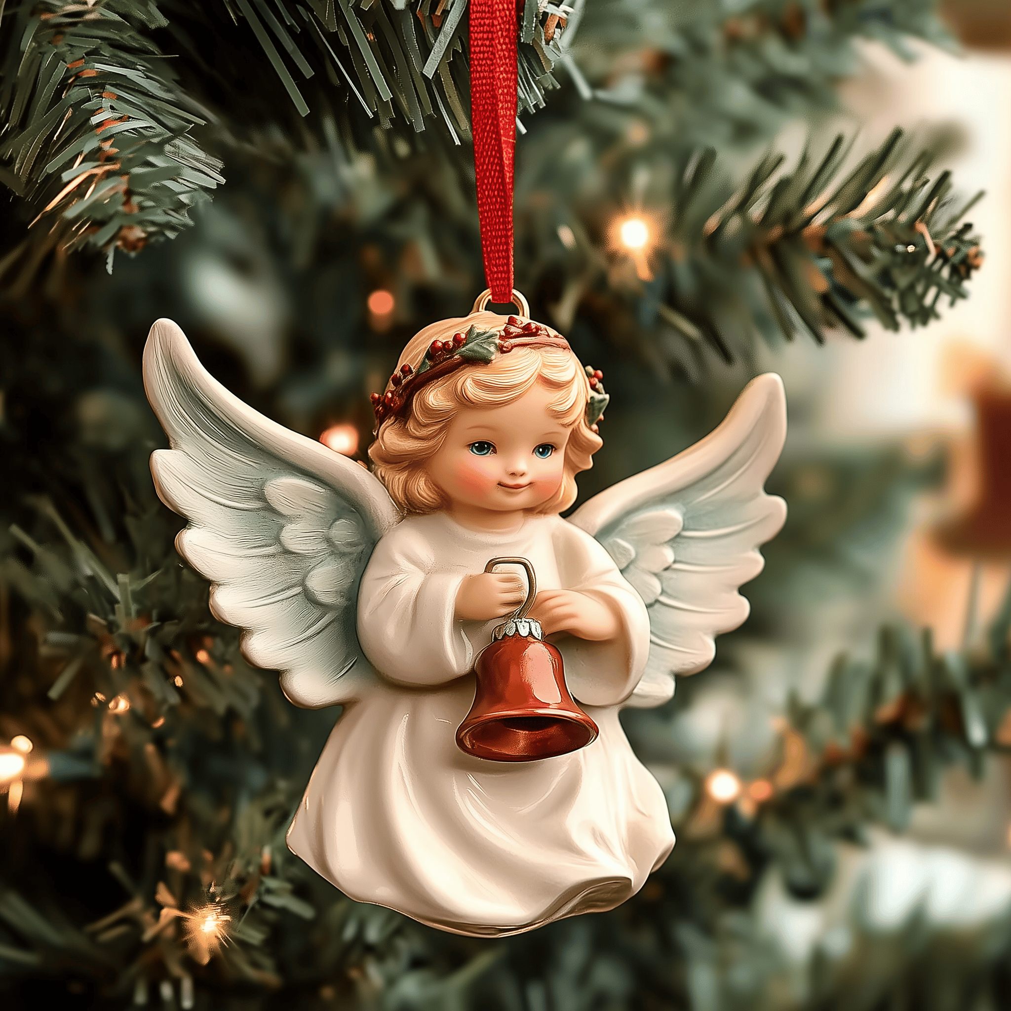 Christmas Angel Mica Ornament Add a Sophisticated Touch to Your Tree with Ornaments