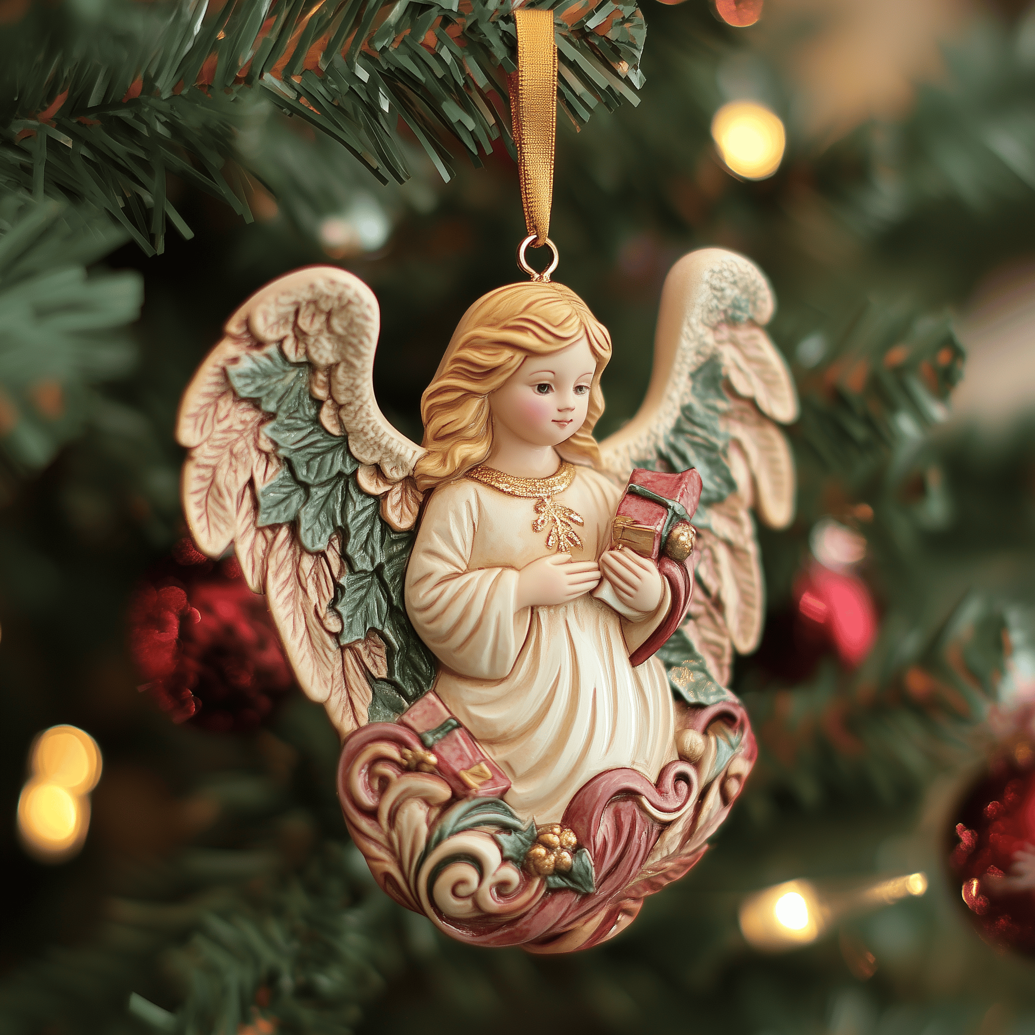 Christmas Angel Mica Ornament Add a Touch of Magic to Your Holidays with Our Ornaments