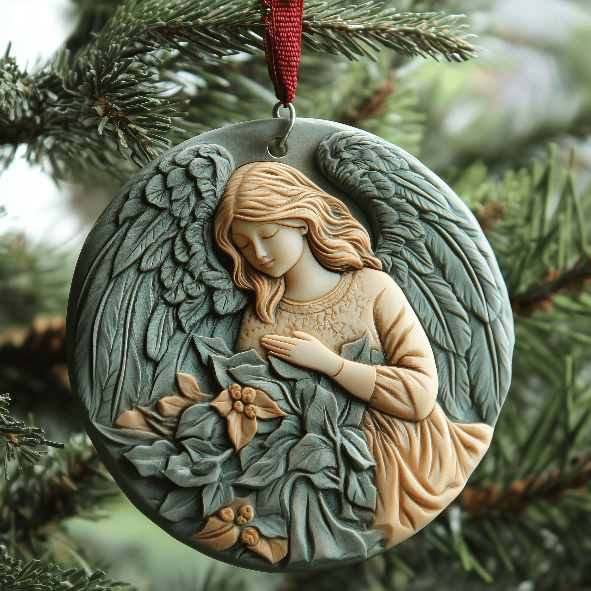 Christmas Angel Mica Ornament Bring the Magic of the Season to Your Tree with an Ornament