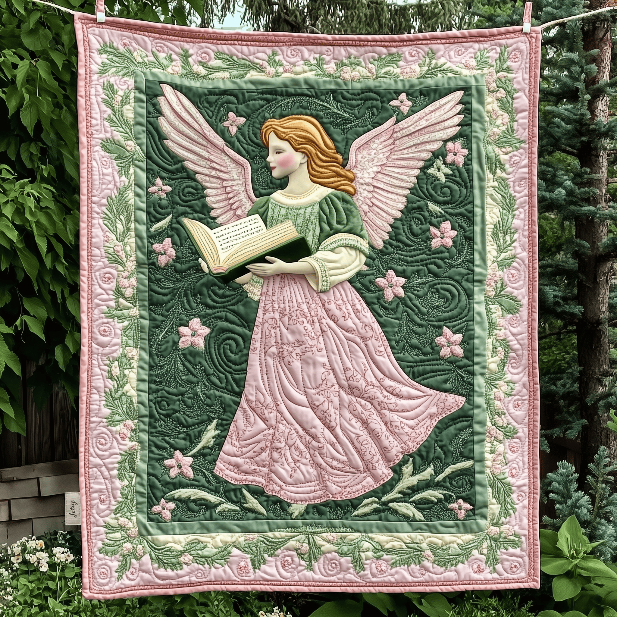 Christmas Angel Quilted Blanket Christmas Throw Blanket Christmas Present Ideas