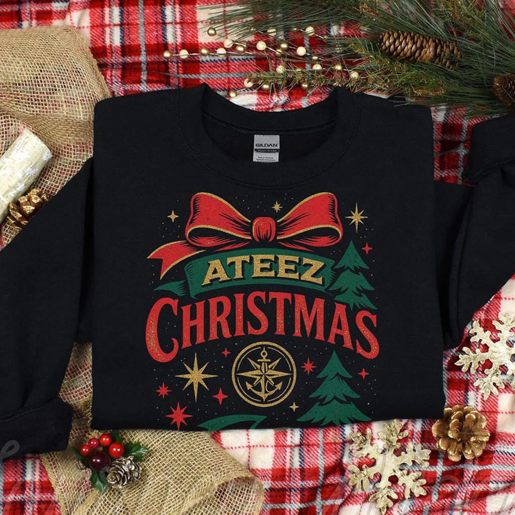 Christmas Ateez Sweatshirt Ateez 2025 World Tour In Your Fantasy Sweatshirt ATEEZ Golden Hour Christmas Ateez Sweatshirt Ateez 2025 World Tour In Your Fantasy Sweatshirt ATEEZ Golden Hour