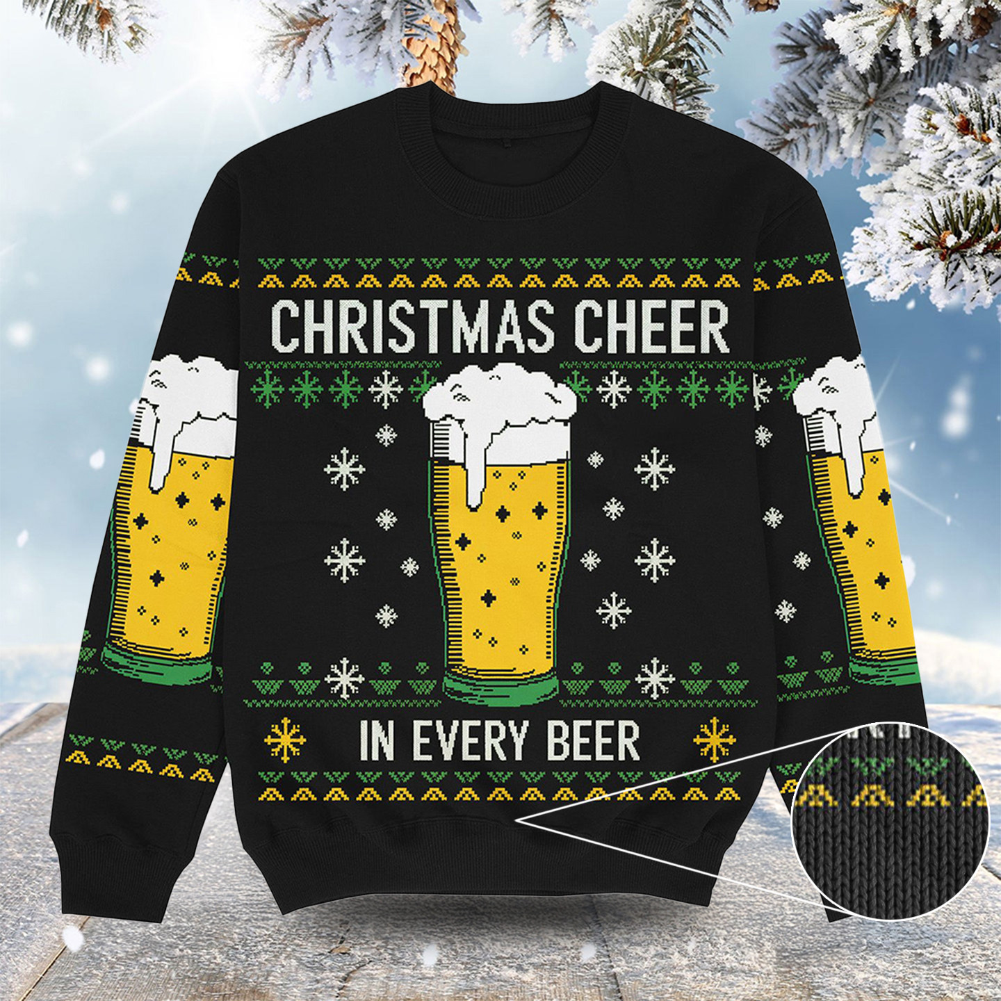 Christmas Beer Christmas Ugly Sweater Cute Xmas Clothing Brother In Law Christmas Gifts