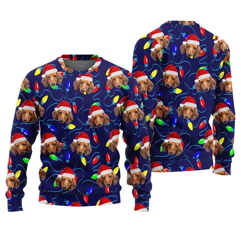 Christmas Bulbs Custom Pet Ugly Christmas Sweater Christmas Ideas For Girlfriend