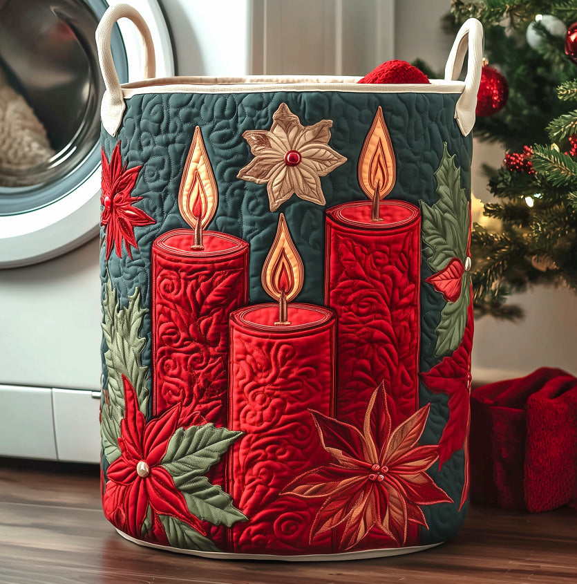 Christmas Candles Quilted Laundry Basket Christmas Presents For My Wife