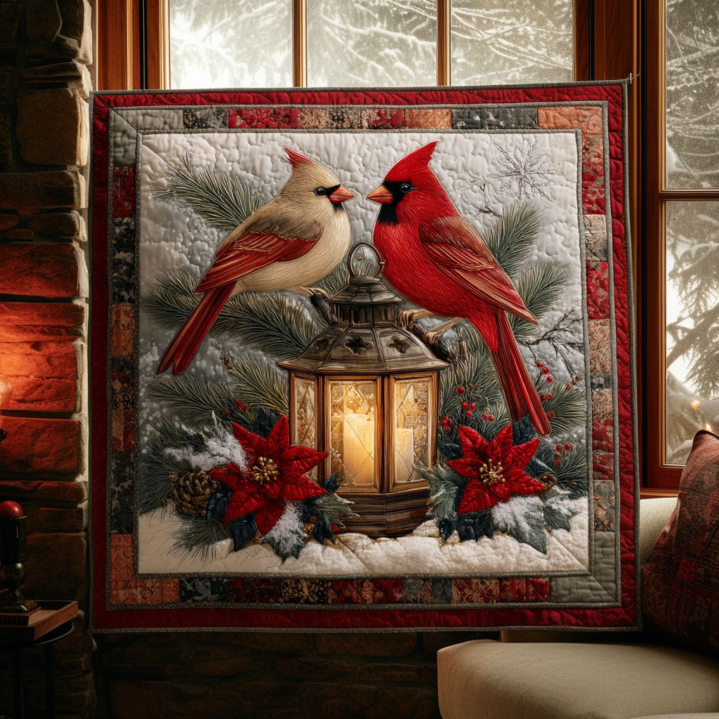 Christmas Cardinal Quilt Blanket Winter Blanket Father In Law Gifts Christmas