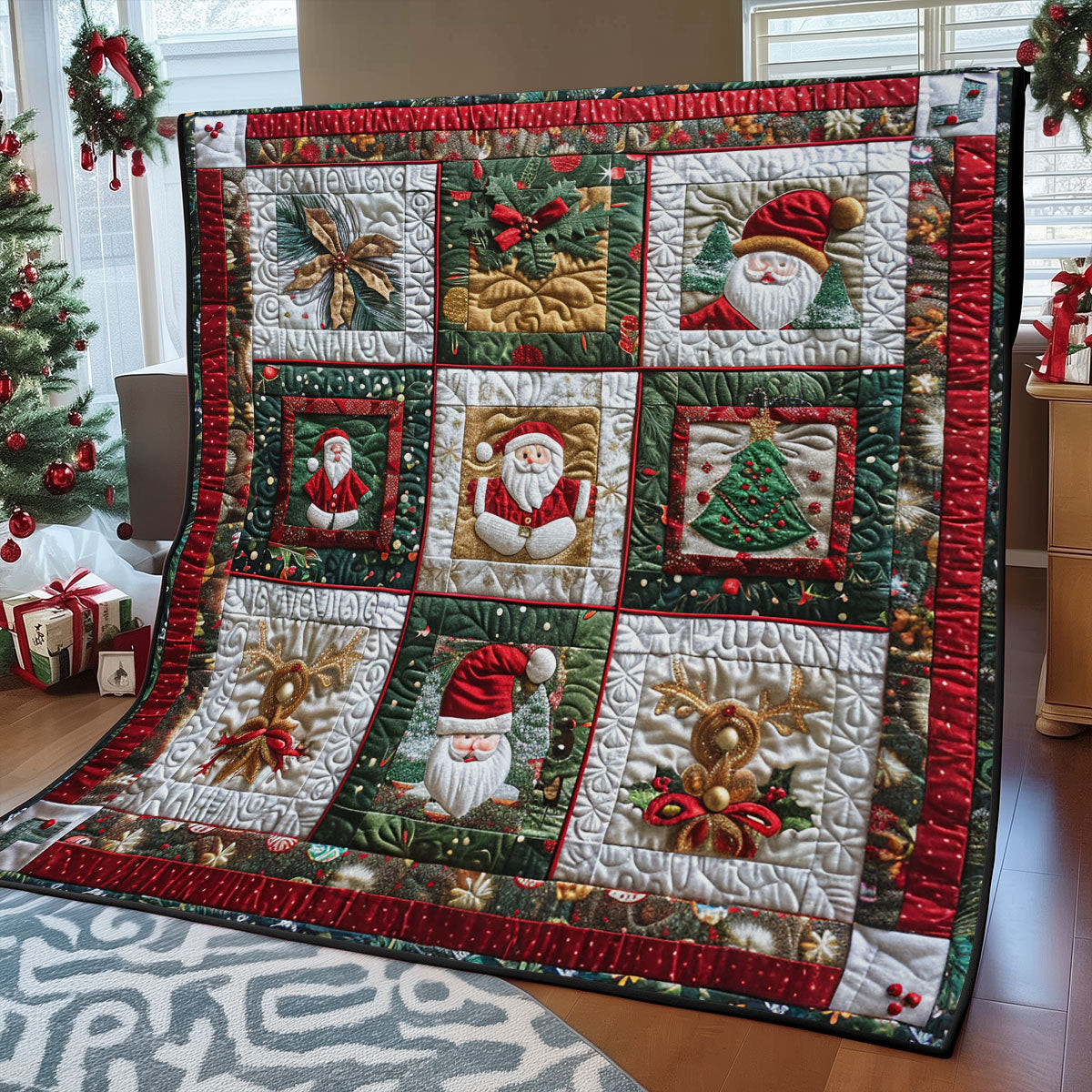 Christmas Collection Quilt Blanket Large Sofa Throws Mother's Day Gifts For New Moms
