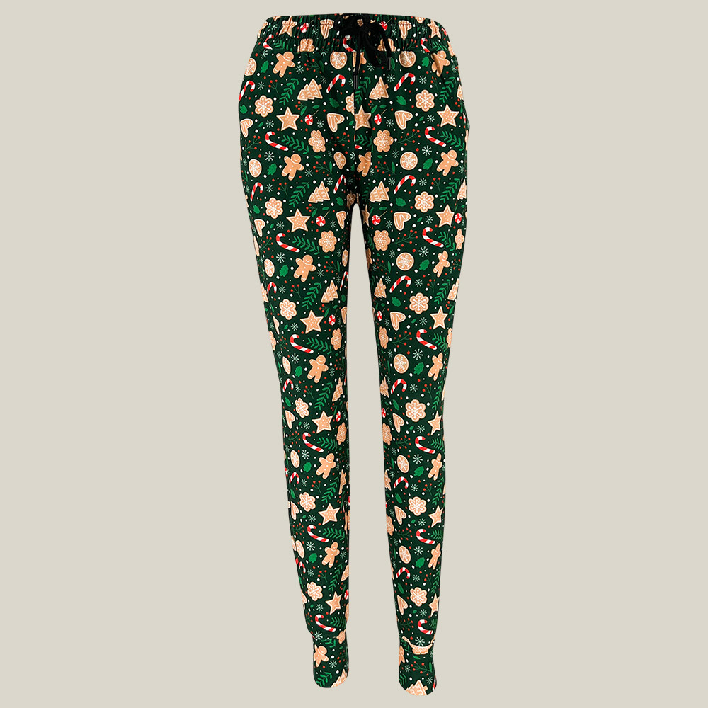 Christmas Cookies Leggings Christmas Themed Exercise Leggings Gifts For Yoga Fans