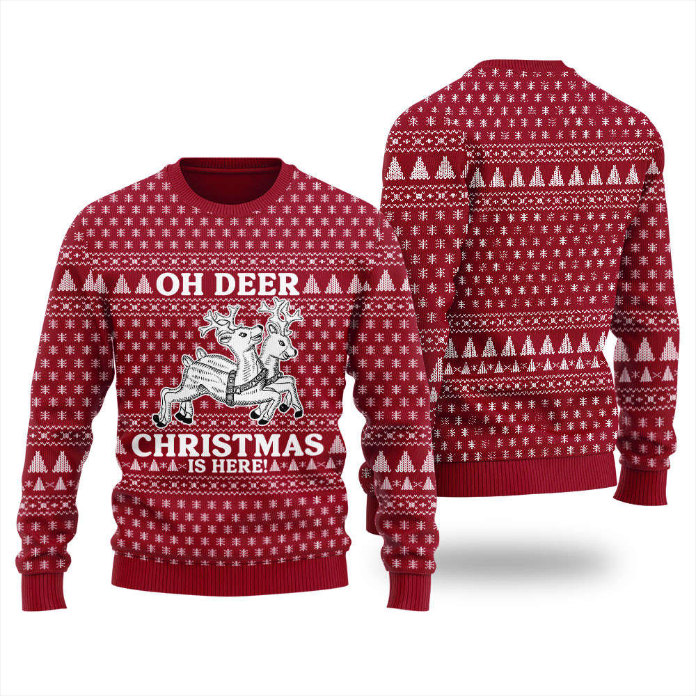 Christmas Deer Christmas Sweater Women Holiday Gift Merch That Everyone Will Adore