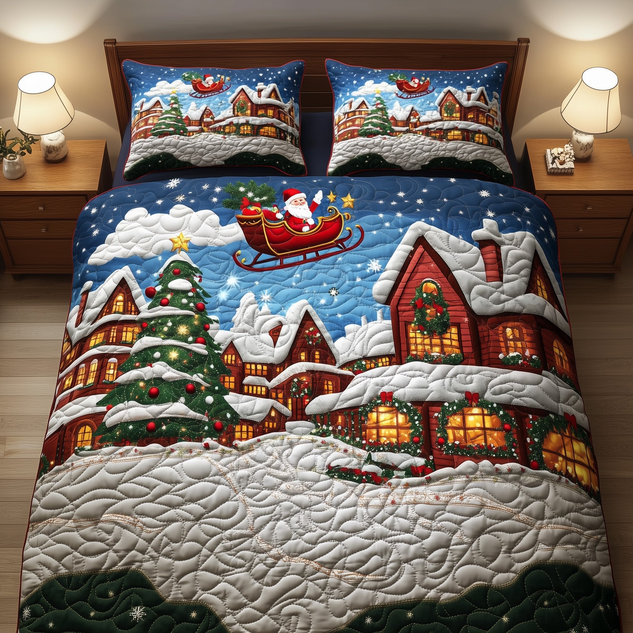 Christmas Dreamland Duvet Cover Set Anniversary Merch Gift