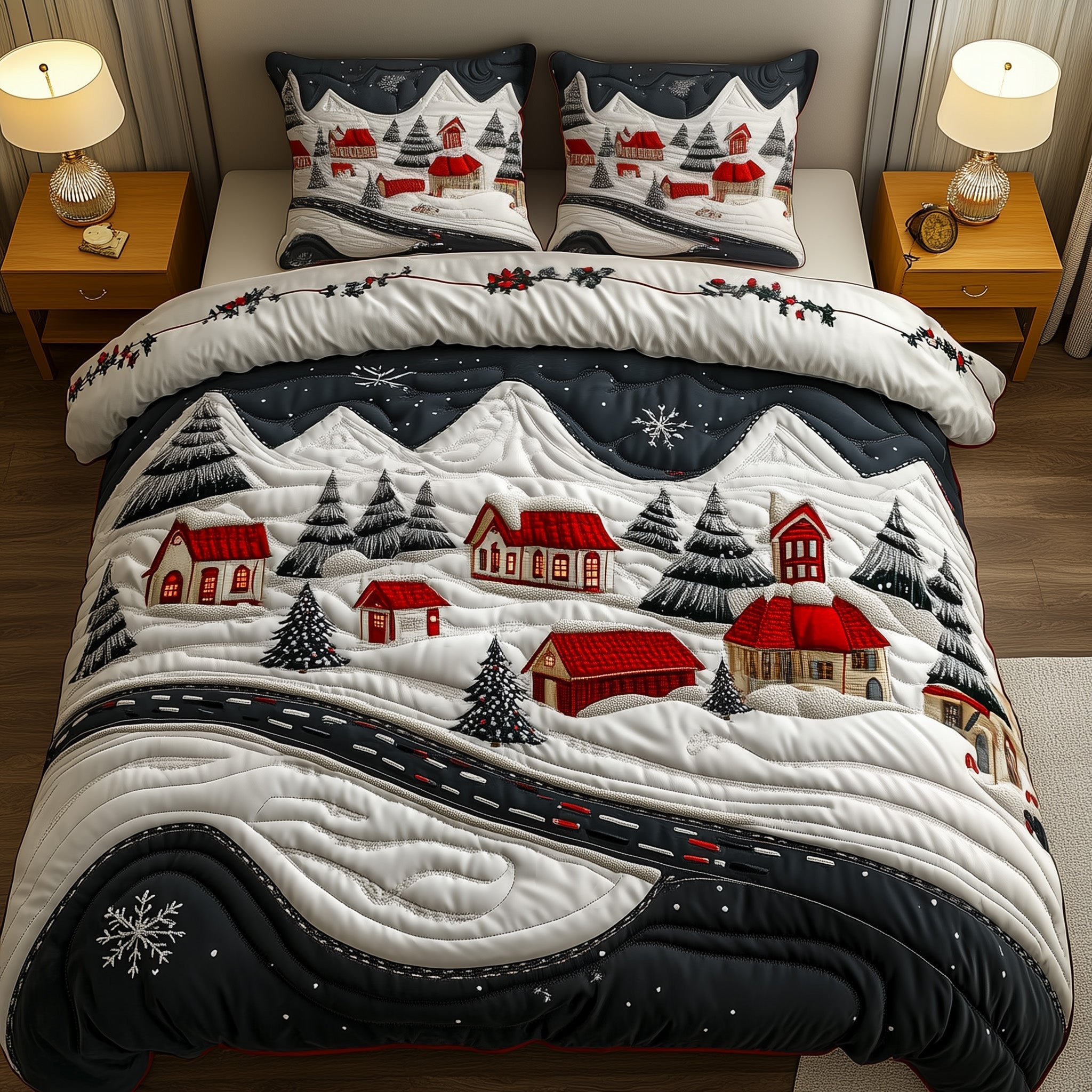 Christmas Dreamland Duvet Cover Set Birthday Merch Gift