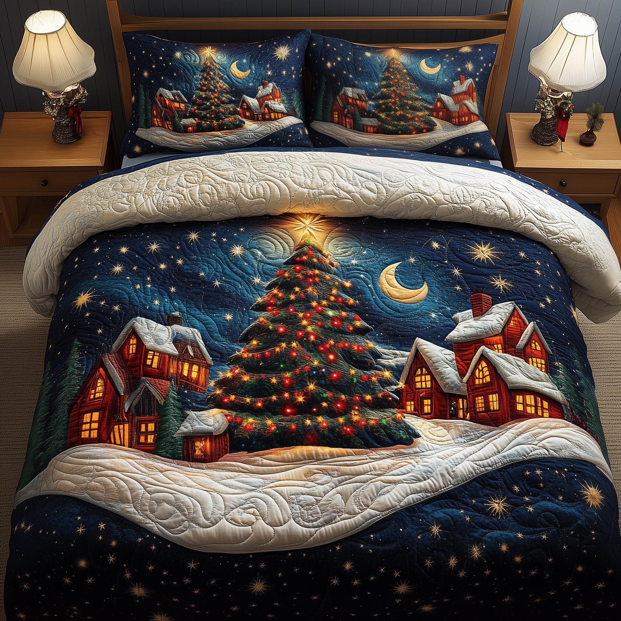 Christmas Dreamland Duvet Cover Set Christmas Merch Gift
