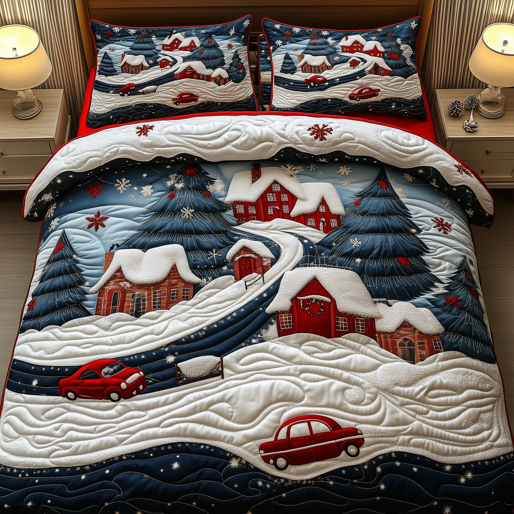 Christmas Dreamland Duvet Cover Set Everyday Merch Essential