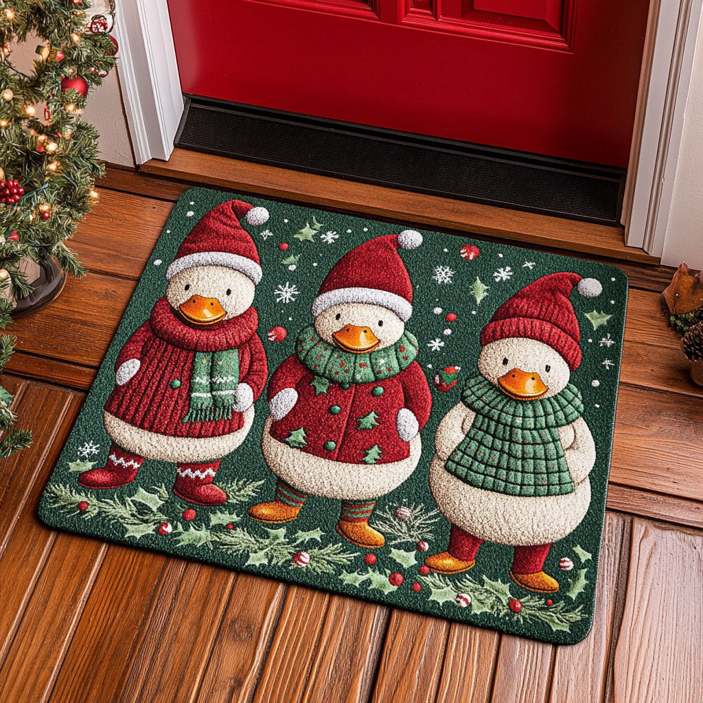 Christmas Duck Doormat Best Gift For Friends and Family on Christmas Day