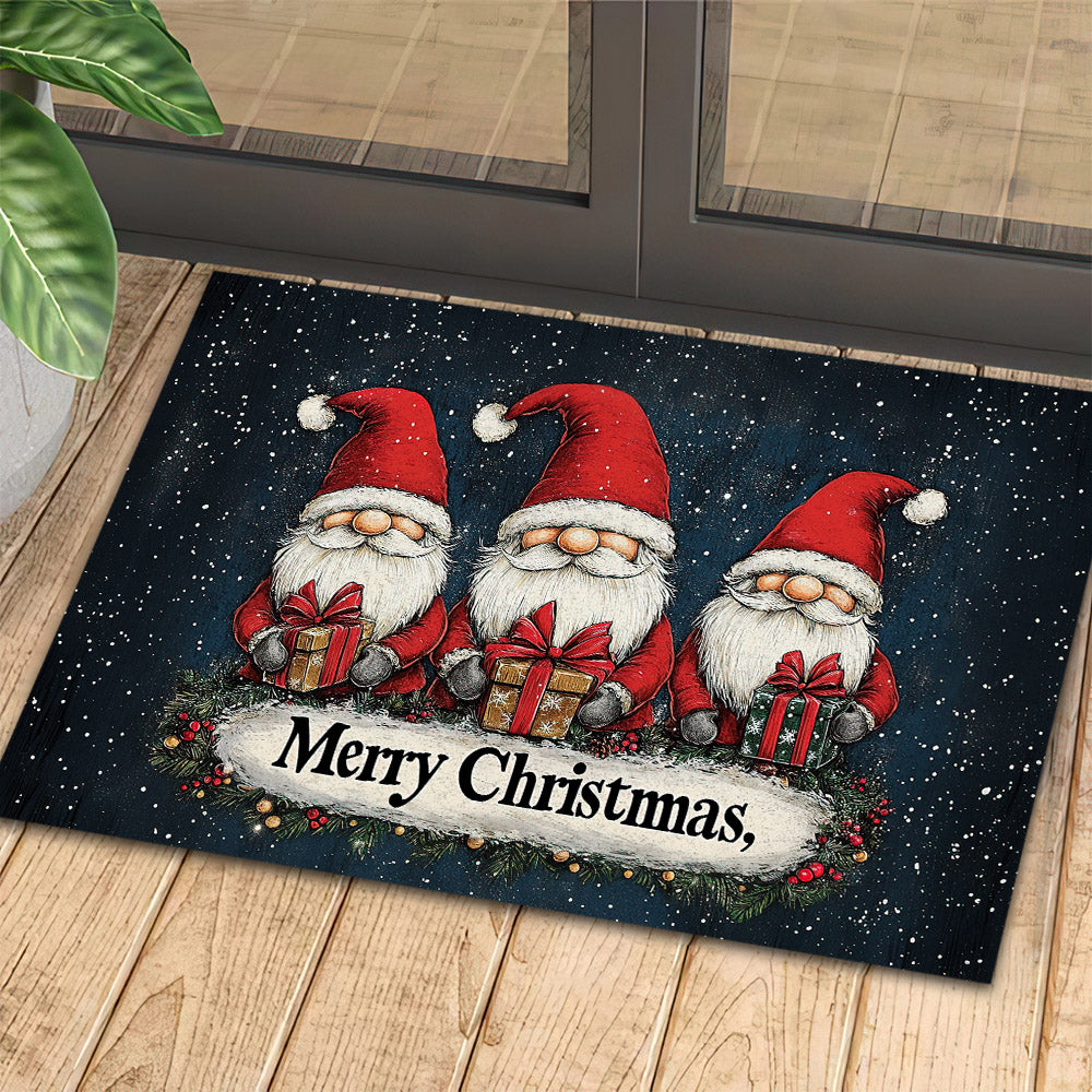 Christmas Dwarf Doormat Gnome Merry Christmas Doormat For Home Decor Housewarming Gift Welcome Mat Gift For Dwarf Lovers