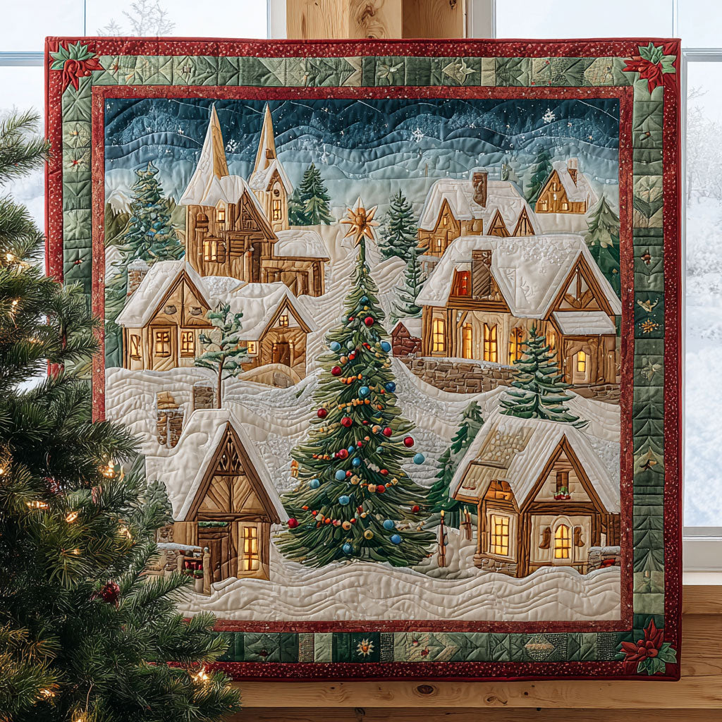 Christmas Eve Quilt Premium Quilt Blanket to Enhance Bedroom Comfort