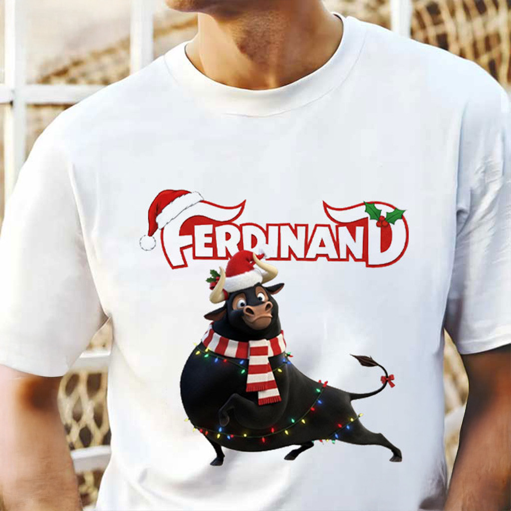 Christmas Ferdinand The Bull Shirt Funny Xmas T-Shirt Christmas Gifts For Him Christmas Ferdinand The Bull Shirt Funny Xmas T-Shirt Christmas Gifts For Him