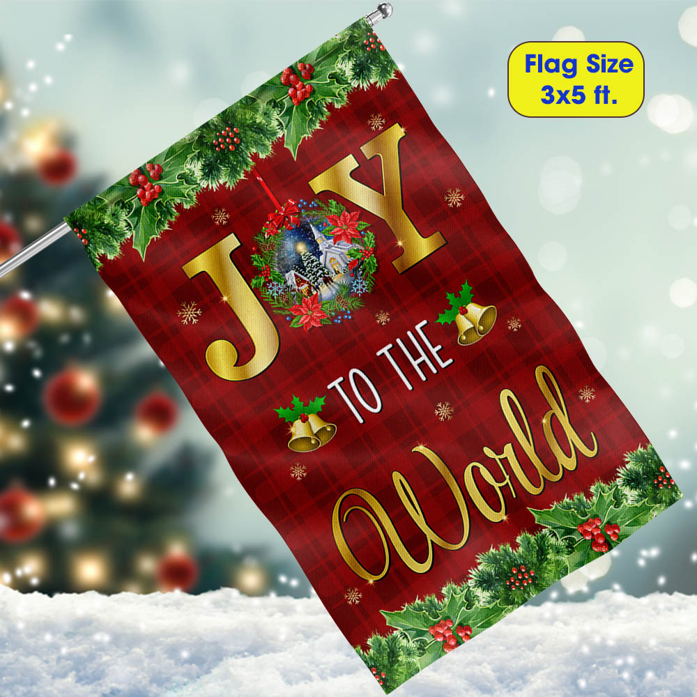 Christmas Flag Joy To The World