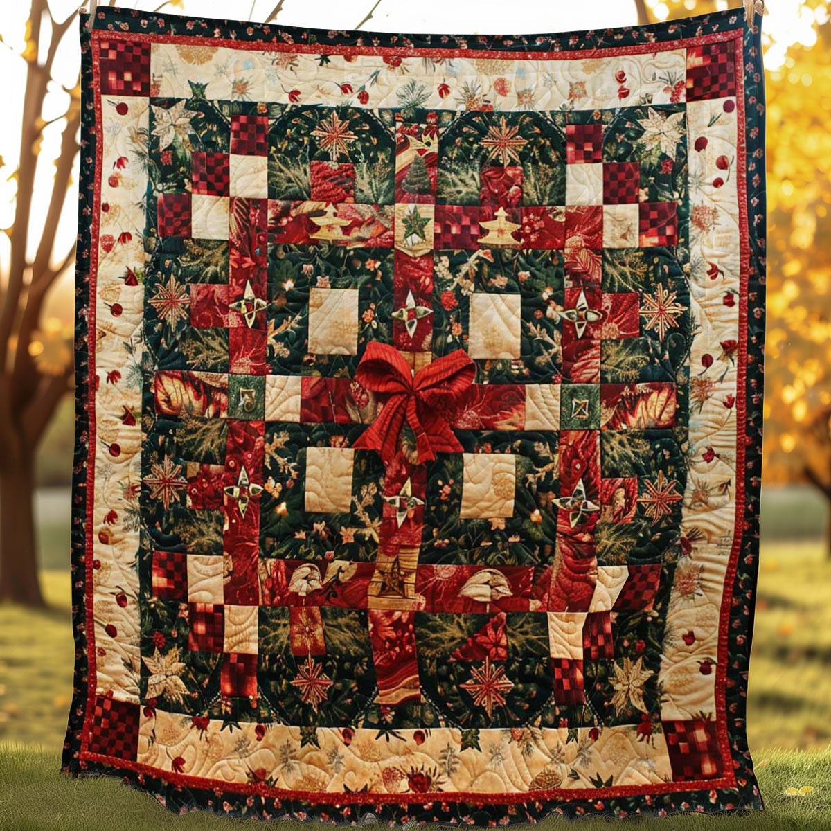 Christmas Gift Quilt Blanket Queen Size Blanket Good Secret Santa Gifts