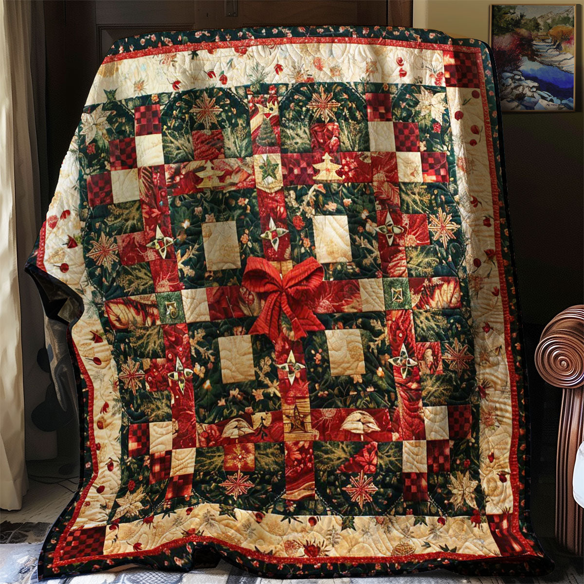 Christmas Gift Quilt Blanket Queen Size Blanket Good Secret Santa Gifts