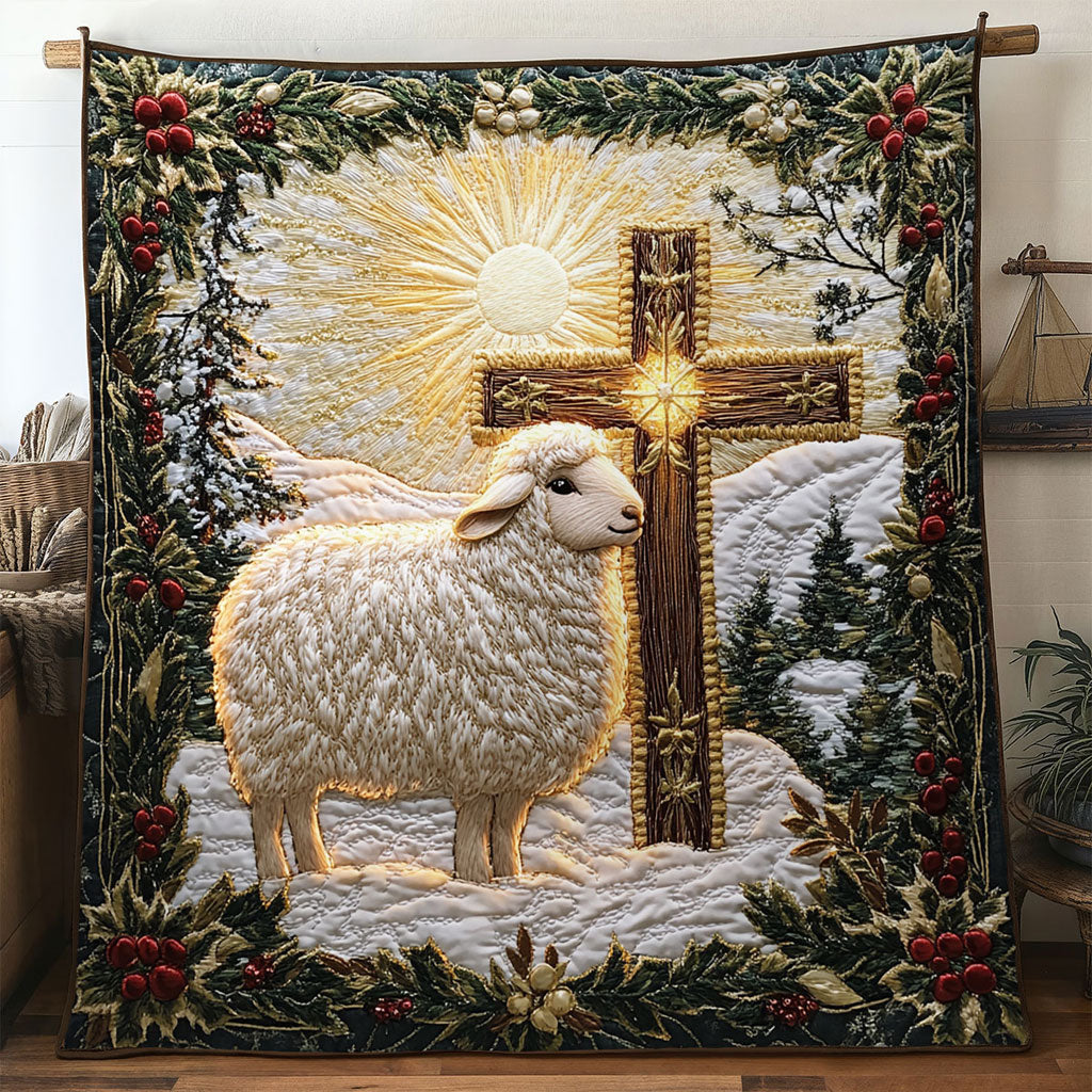 Christmas Hope Sheep Quilt Blanket Best Blankets Xmas Presents For Sheep Farmers