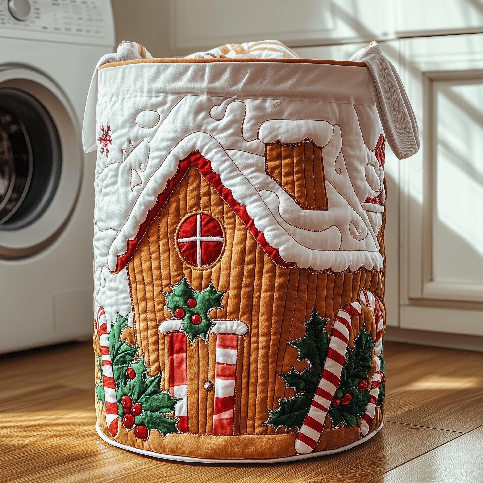 Christmas House Quilted Laundry Basket Christmas Gift Ideas For Wife