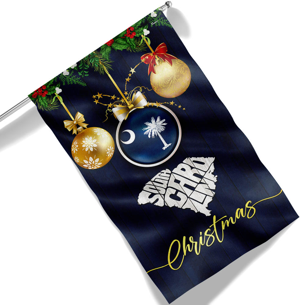 Christmas In South Carolina Flag