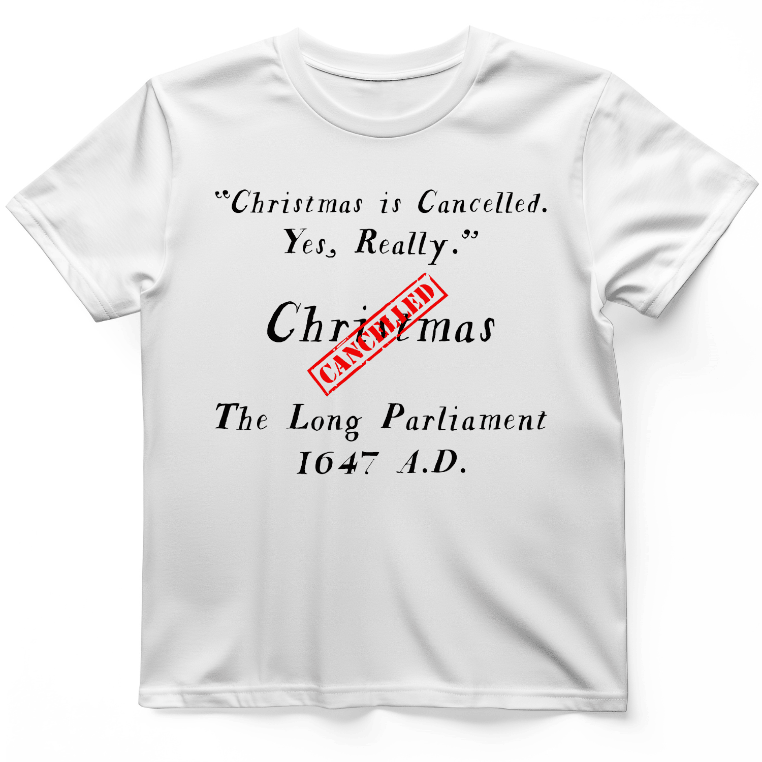Christmas Is Cancelled T-Shirt Humorous Shirt Funny Gifts For Boyfriend