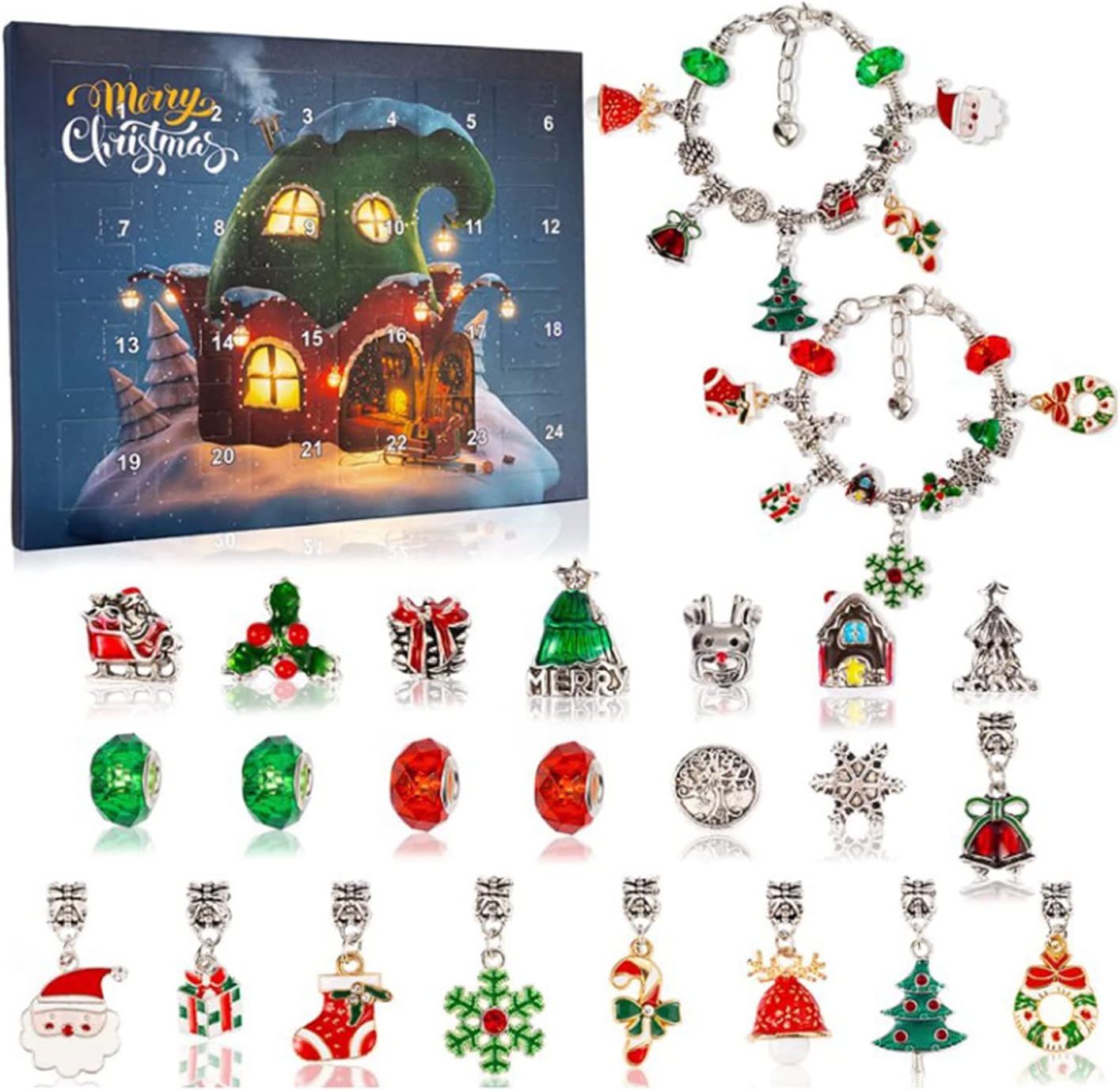 Christmas Jewelry Advent Calendar Christmas Countdown Calendar 2025 Cool Gifts For Teens
