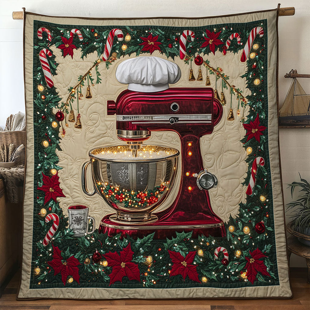 Christmas Mix Flour Mixer Machine Quilt Blanket Christmas Throws Christmas Gifts For Couples