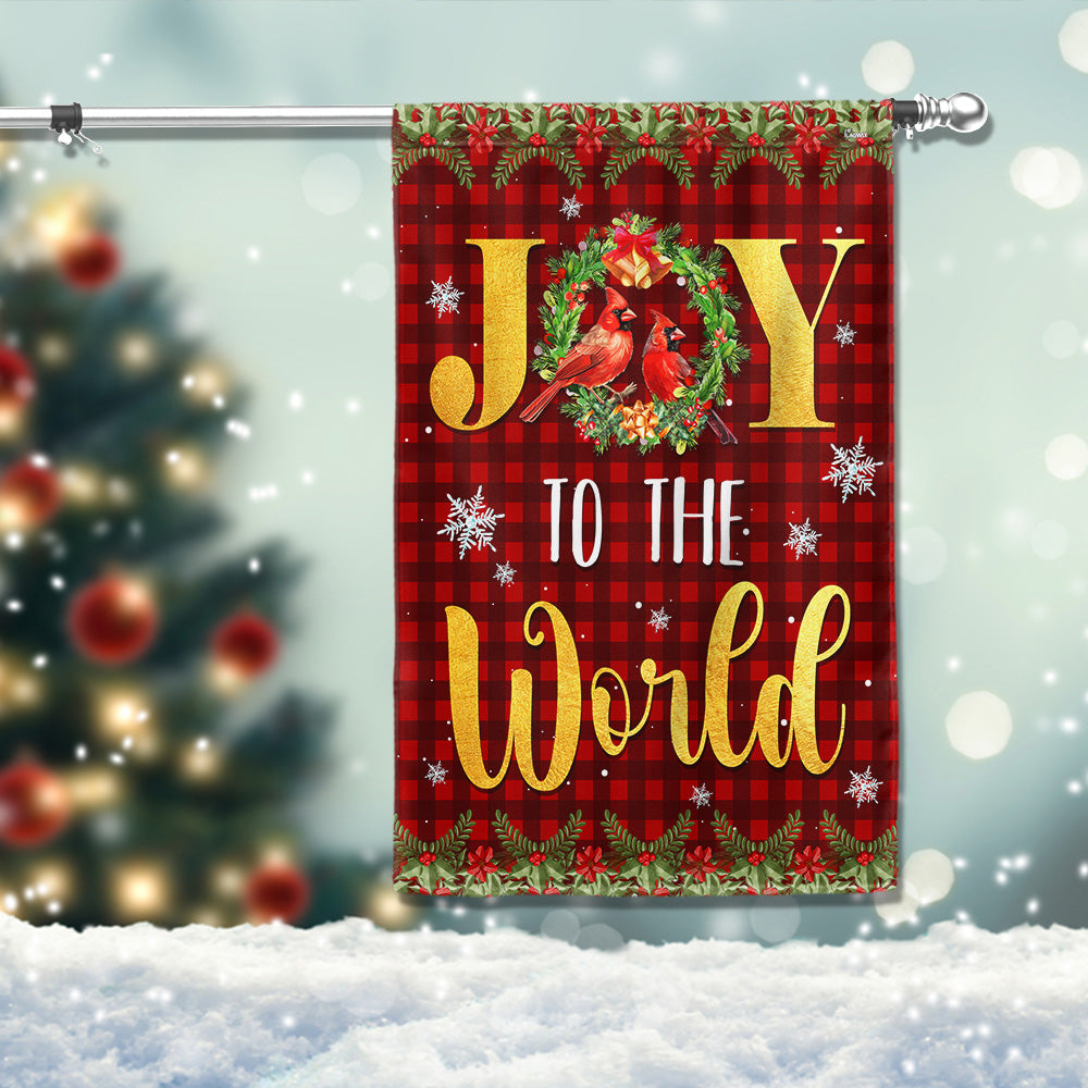 Christmas Nativity Flag Joy To The World Flag
