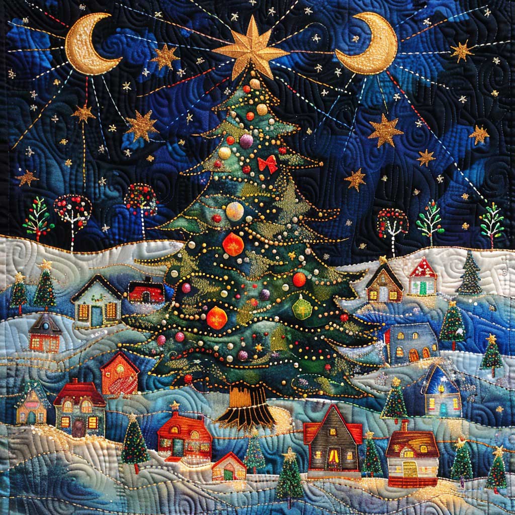 Christmas Night Quilt Blanket Christmas Throw Blanket Jesus Gifts For Christmas