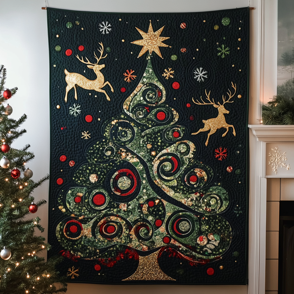 Christmas Night Quilted Blanket Christmas Ideas For Girlfriend