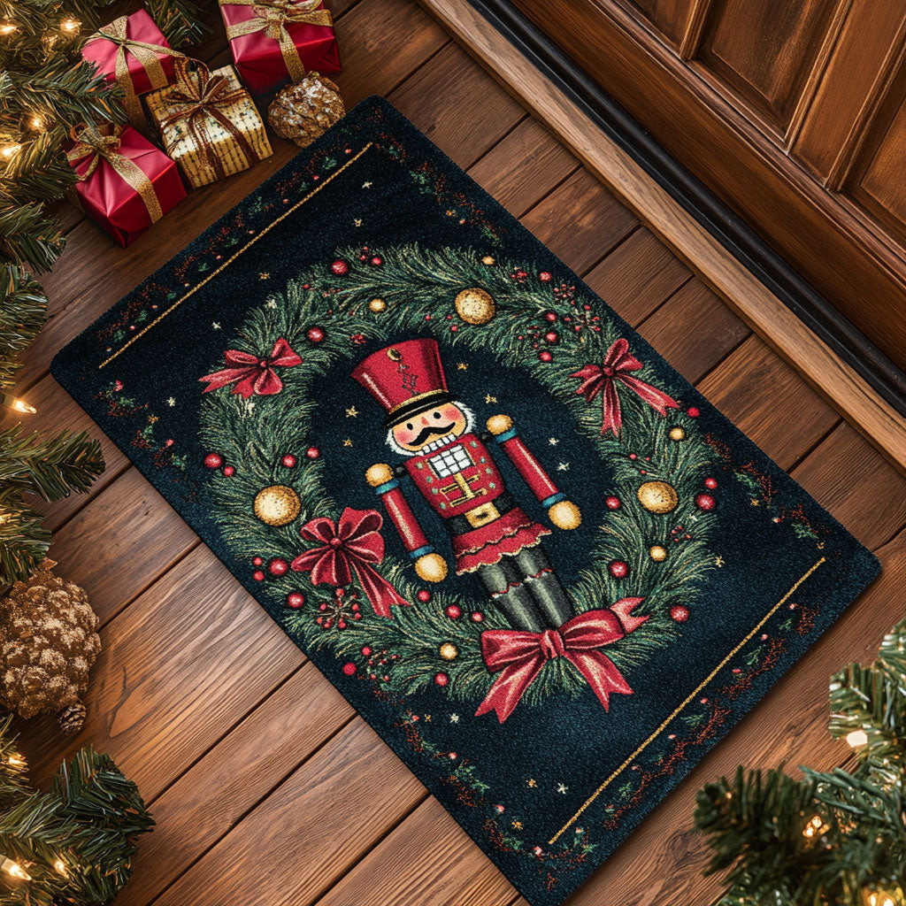 Christmas Nutcracker Doormat Best Gift For Friends and Family on Christmas Day