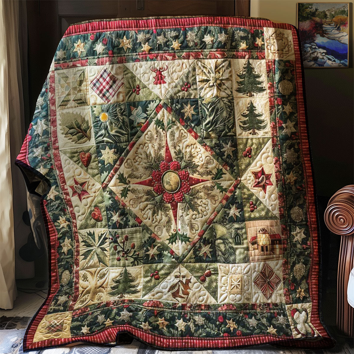 Christmas Quilt Blanket Best Throw Blanket Great Family Gifts For Christmas