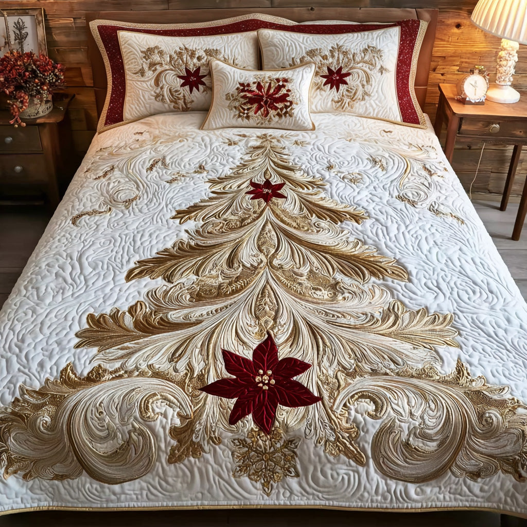 Christmas Quilted Bedding Set Best Holiday Duvet Covers Unique Christmas Gifts 2025