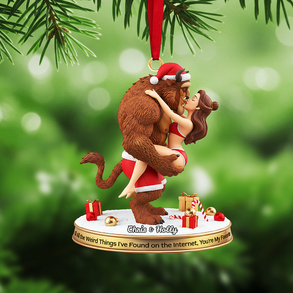 Christmas Romance Couple Ornament Personalized Gifts For Couple - Family Christmas Ornament Gift Christmas Romance Couple Ornament Personalized Gifts For Couple - Family Christmas Ornament Gift